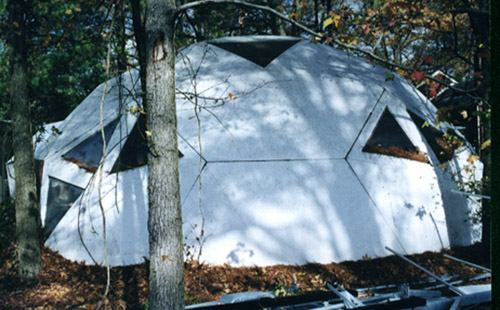Picture of geodesic dome built by IFG.